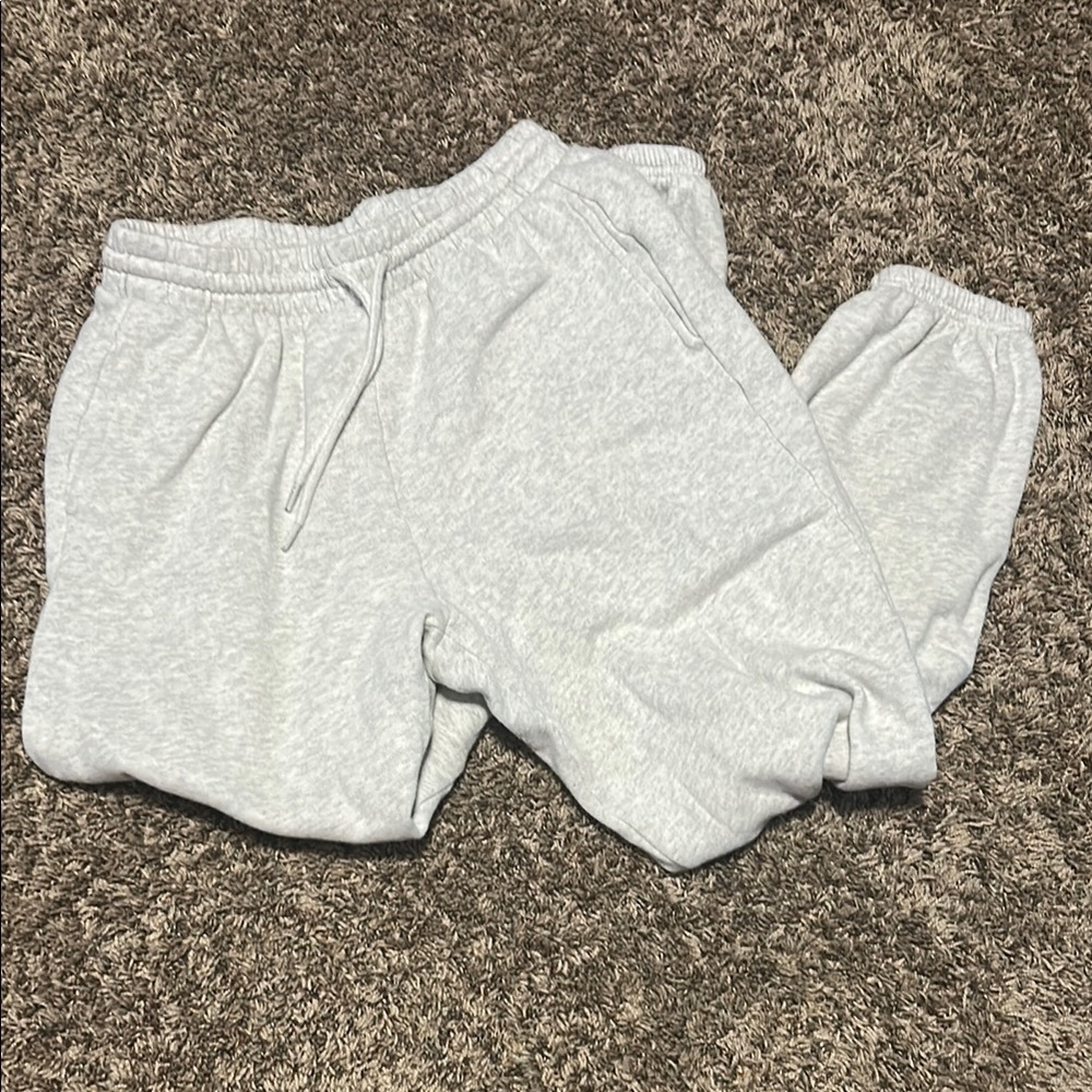 Old Navy Gray Track Pants with Elastic Waistband